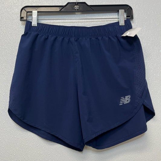 Navy Athletic Shorts New Balance, Size Xs