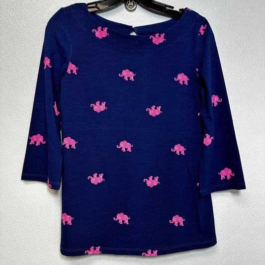 Royal Blue Top Long Sleeve Lilly Pulitzer, Size Xs