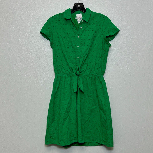 Kelly Green Dress Casual Short J Crew O, Size Xs