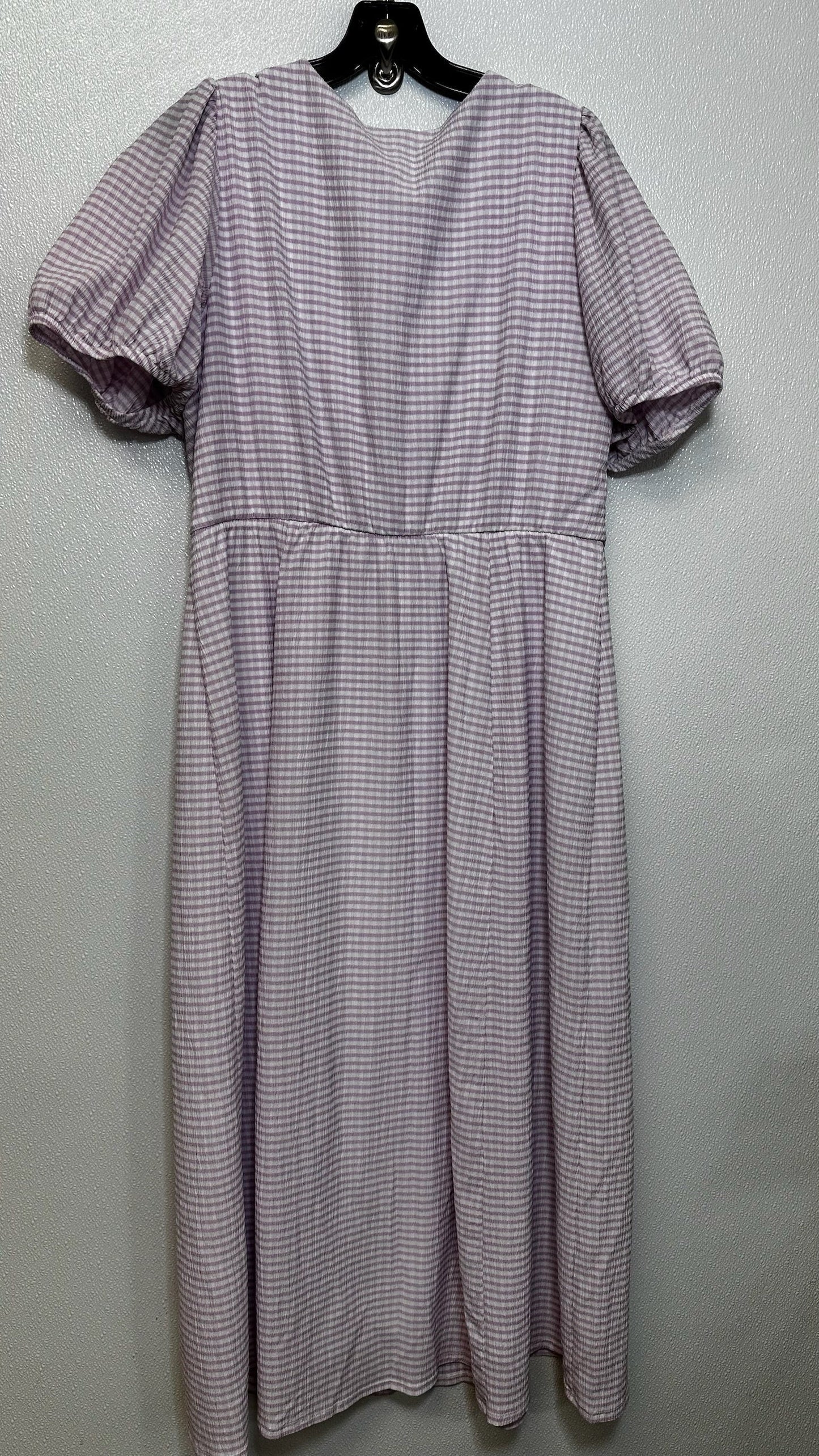 Pink Dress Casual Midi Lane Bryant O, Size 16