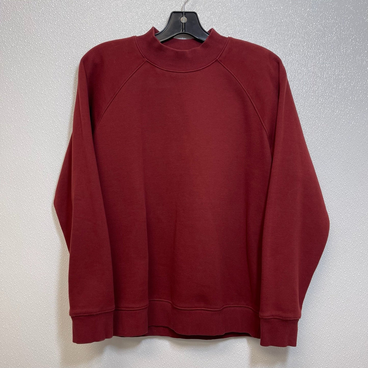 Sweatshirt Crewneck By Fabletics In Rust, Size: Xs