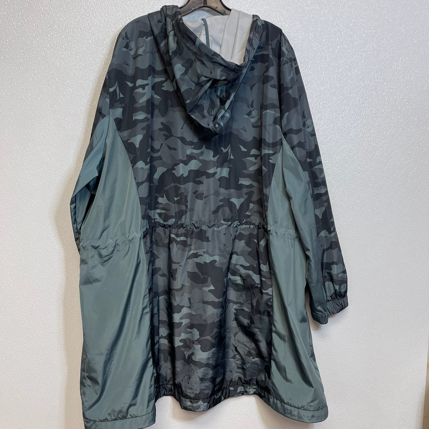 Camoflauge Jacket Windbreaker Lane Bryant O, Size 3x