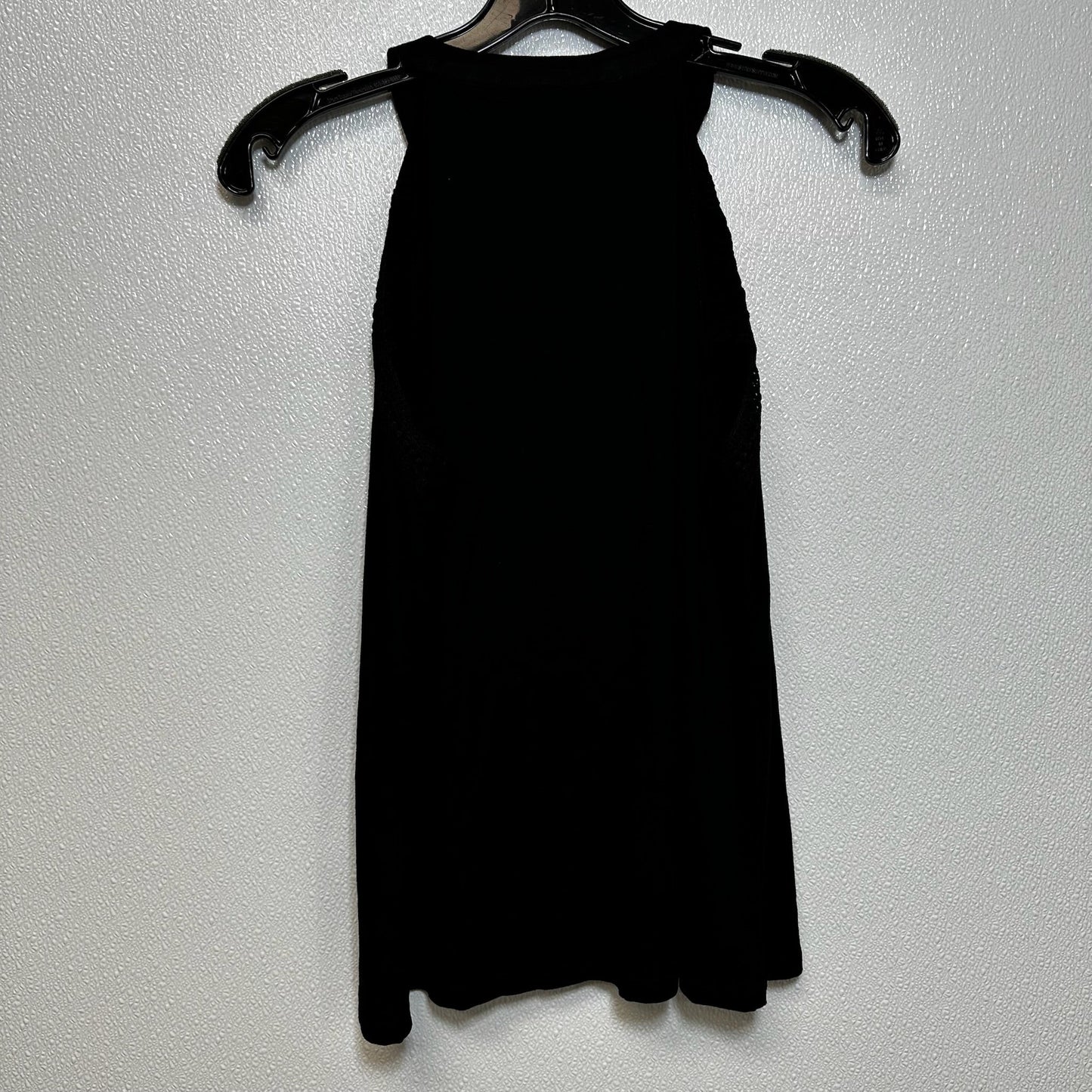 Black Top Sleeveless Cable And Gauge, Size S