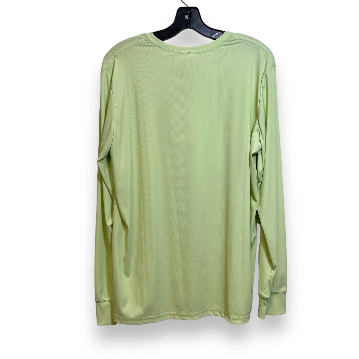 Athletic Top Long Sleeve Crewneck By Zyia In Green, Size: Xl