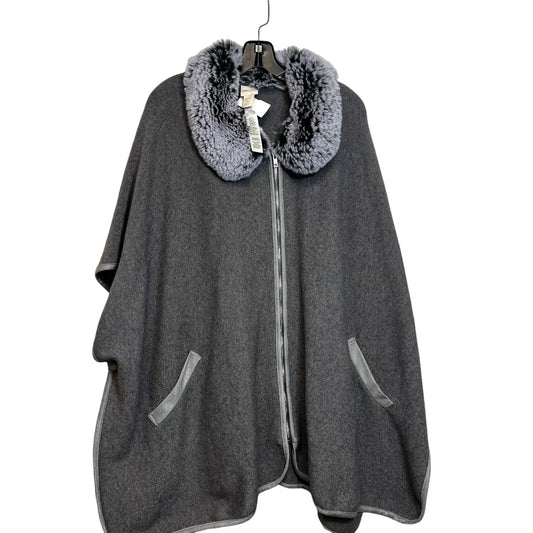 Poncho By Chicos O In Grey, Size: S/M