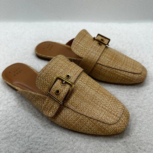 Shoes Flats Mule & Slide By A New Day In Straw, Size: 6.5