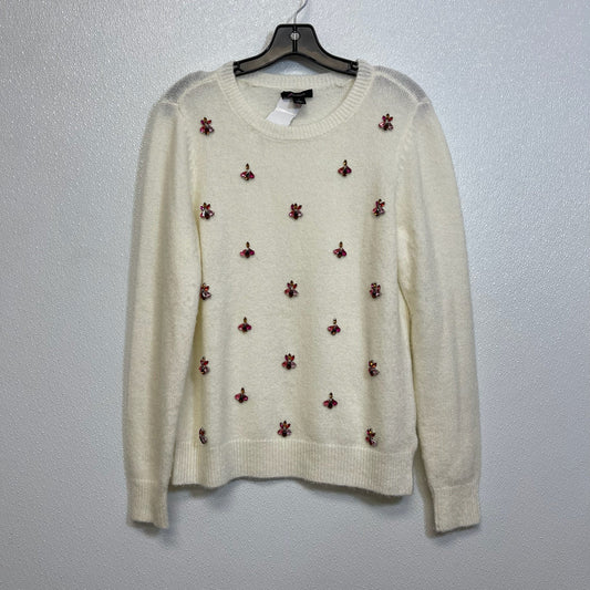 Sweater By Halogen In Ivory, Size: S