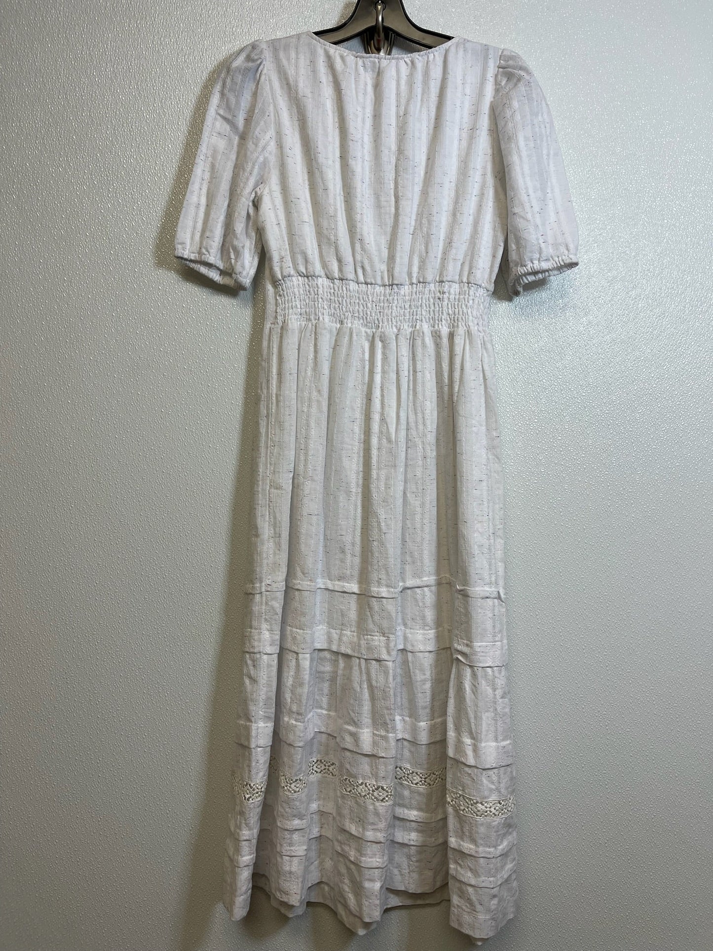 Dress Casual Midi By Betsey Johnson In White, Size: S