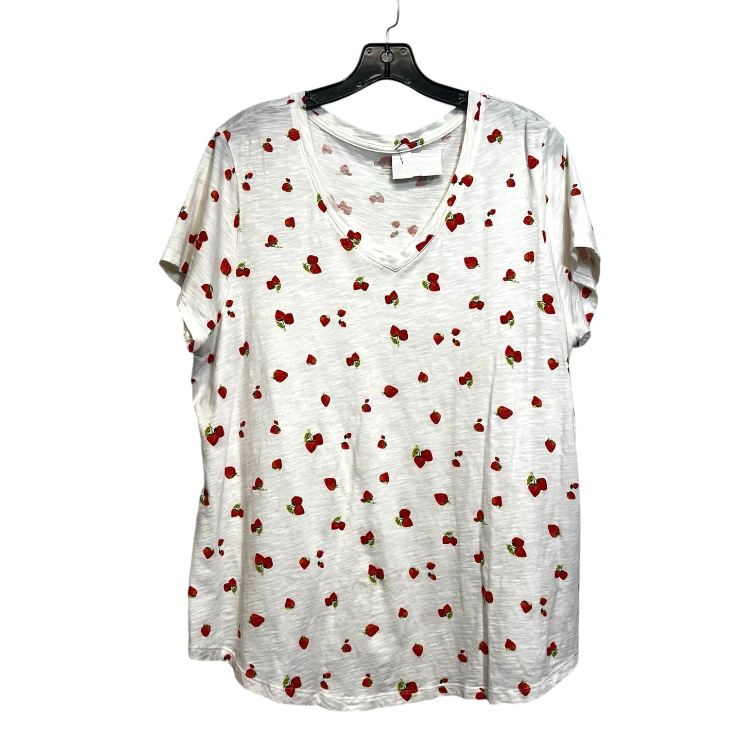 Top Short Sleeve Basic By Old Navy O In Strawberry, Size: Xl