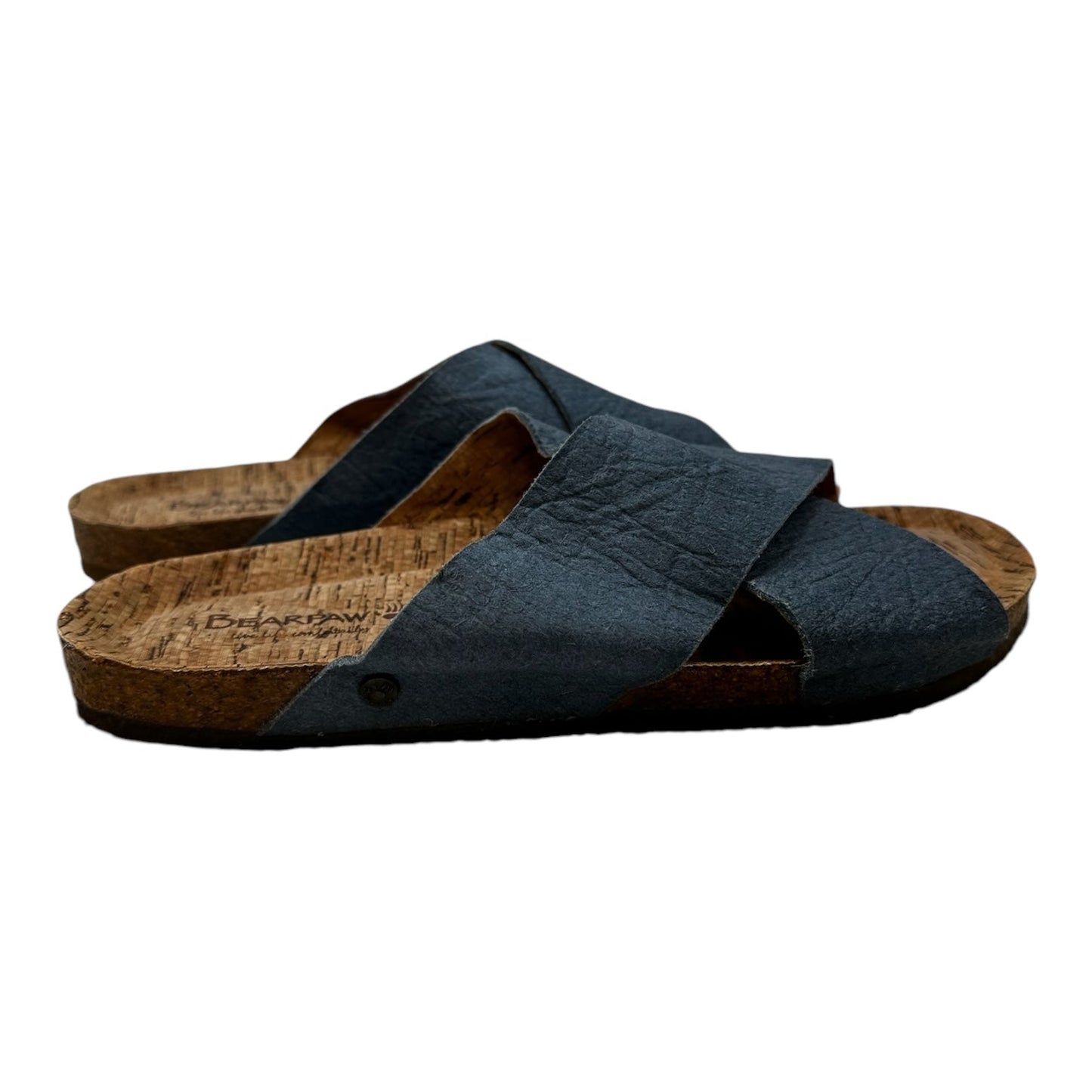 Sandals Flats By Bearpaw In Blue, Size: 10