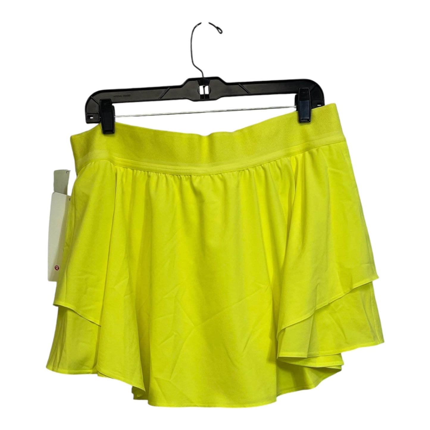 Court Rival Athletic Skort By Lululemon In Neon, Size: 14