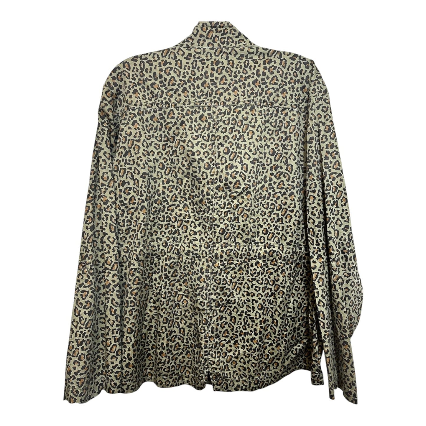 Jacket Denim By Maurices O In Animal Print, Size: Xxl