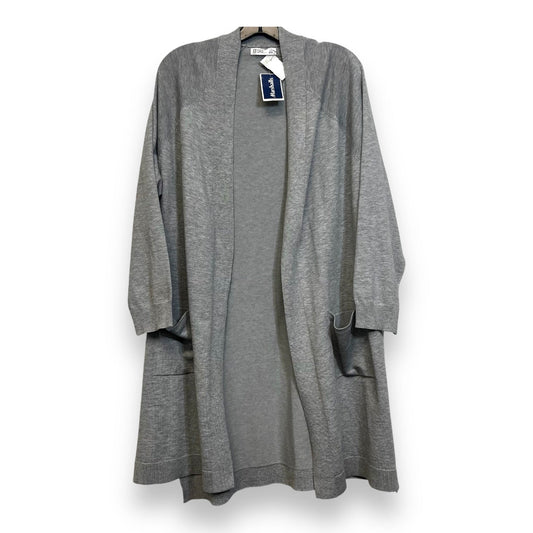 Cardigan By Clothes Mentor In Grey, Size: 1x