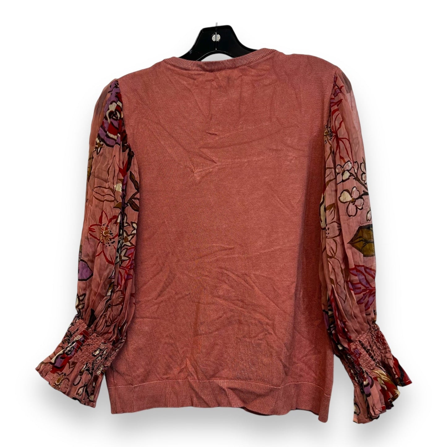 Top 3/4 Sleeve By Adrienne Vittadini In Mauve, Size: M