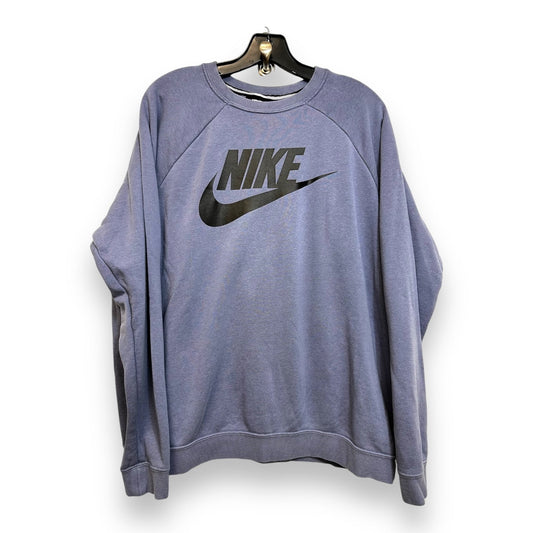 Sweatshirt Crewneck By Nike Apparel In Blue, Size: Xl