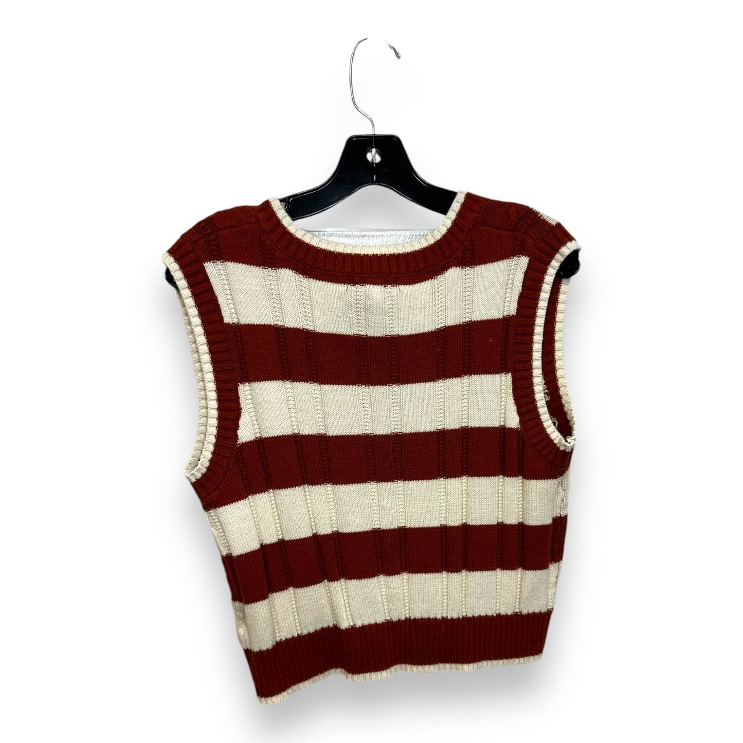 Top Sleeveless By Clothes Mentor In Striped Pattern, Size: L