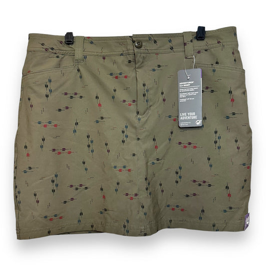 Skort By Eddie Bauer In Green, Size: 14