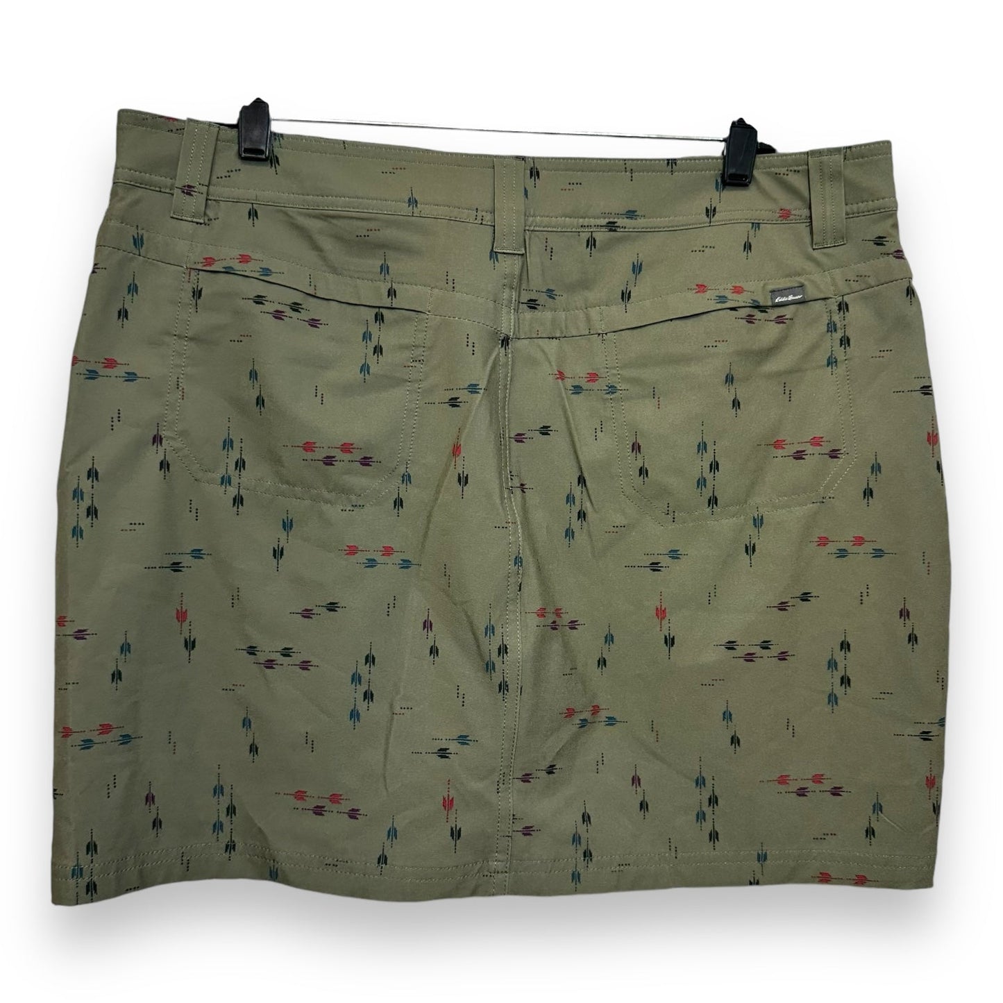 Skort By Eddie Bauer In Green, Size: 14