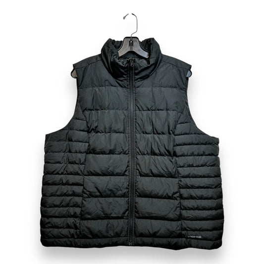 Vest Puffer & Quilted By Lands End In Black, Size: 1x