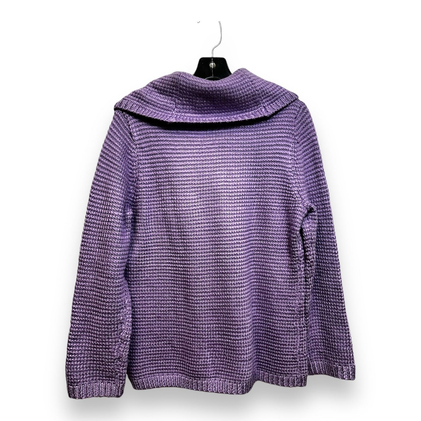 Sweater By Jones New York In Lavender, Size: L