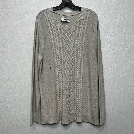 Sweater By Croft And Barrow In Oatmeal, Size: Xl