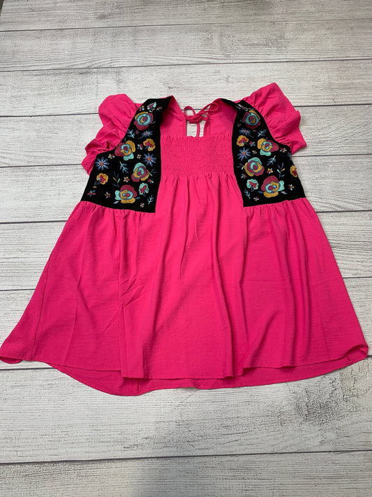 Pink Dress Party Short Oddi, Size 1x