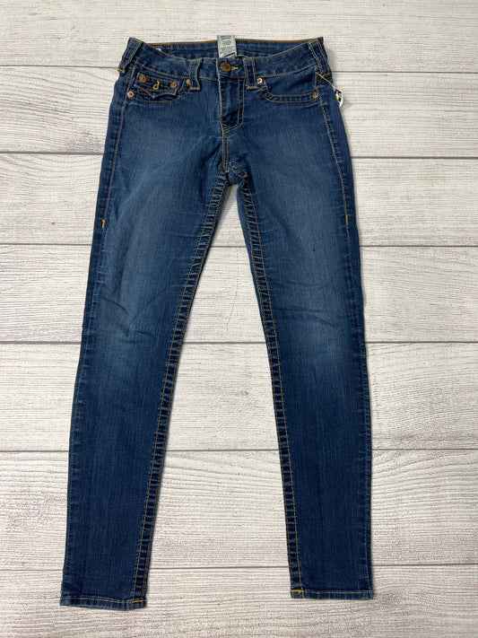 Jeans Designer By True Religion In Denim, Size: 8