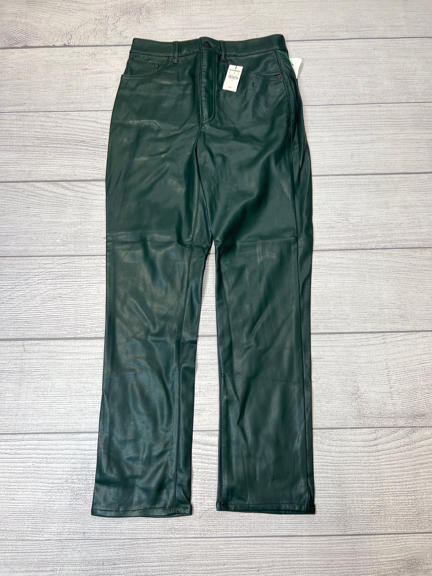 New! Pants Ankle By Express In Green, Size: 4