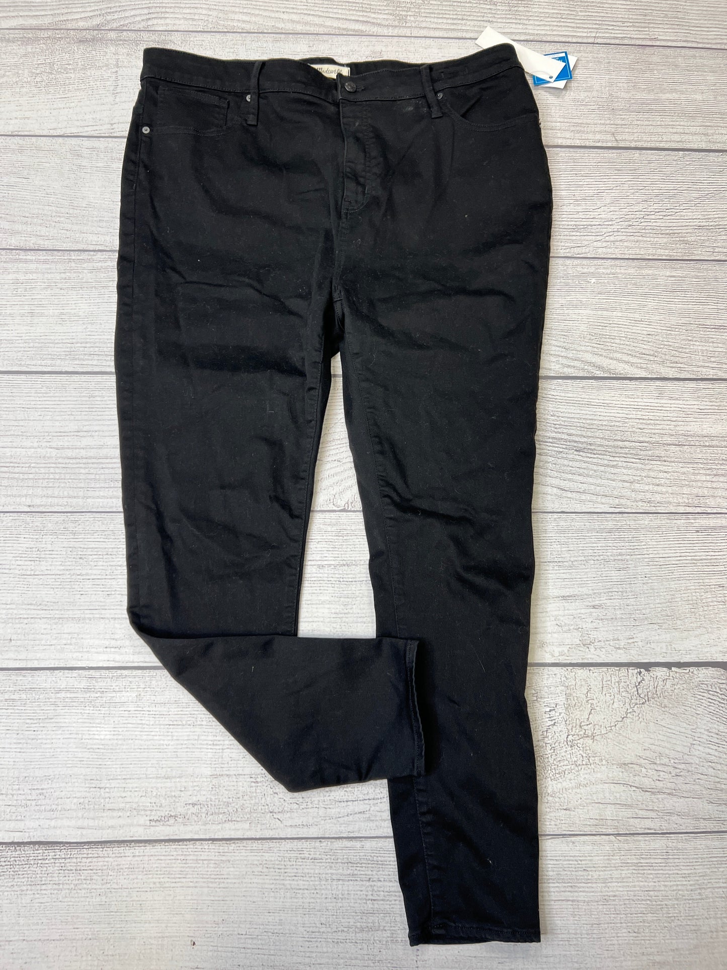 Black Jeans Designer Madewell, Size 1x