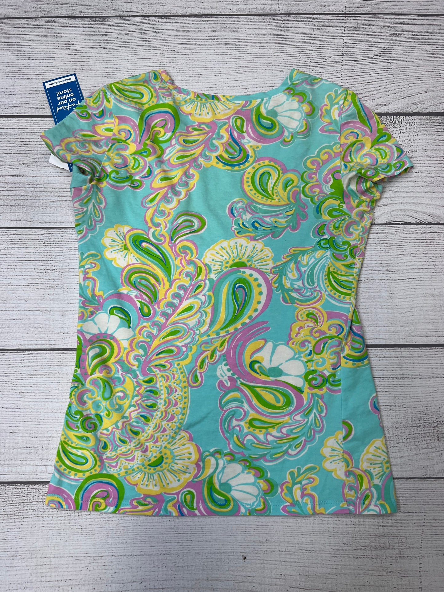 Mint Top Short Sleeve Lilly Pulitzer, Size Xs