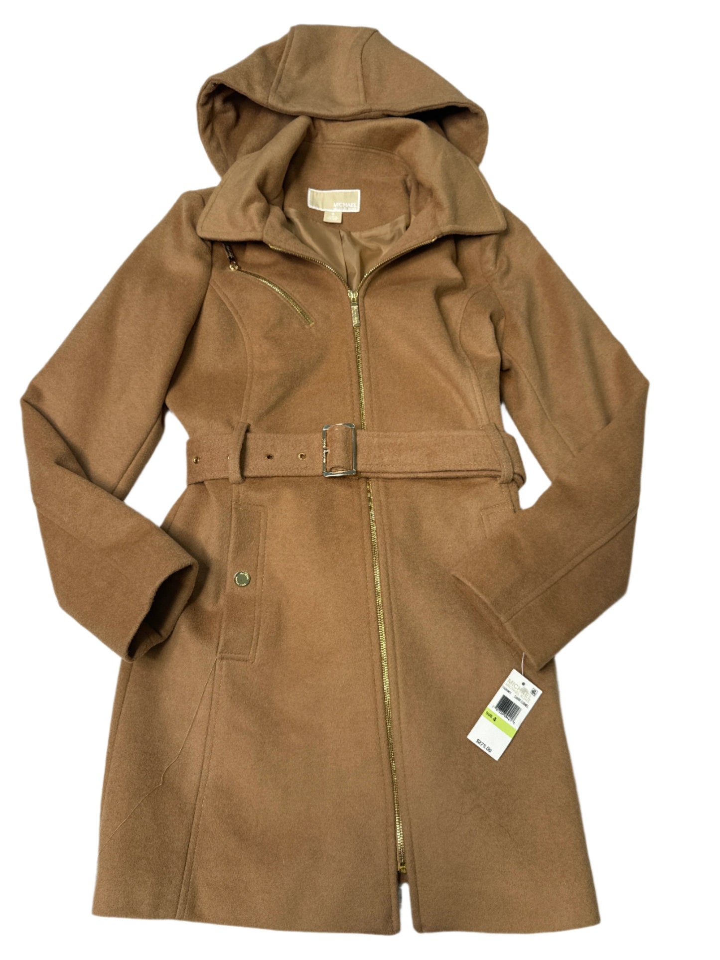 New! Coat Designer By Michael Kors In Tan, Size: S