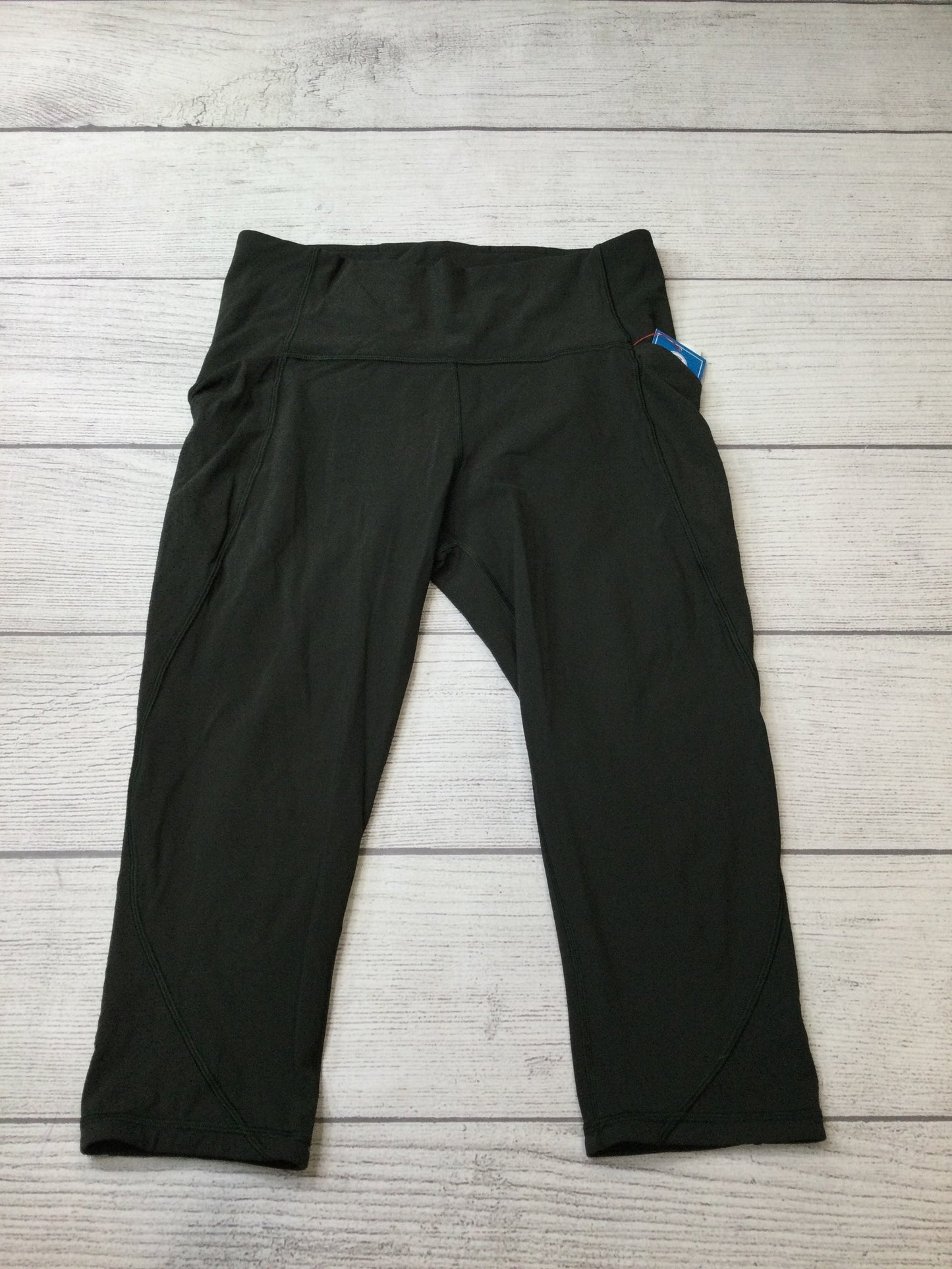 Athletic Capris By Lululemon In Green, Size: M