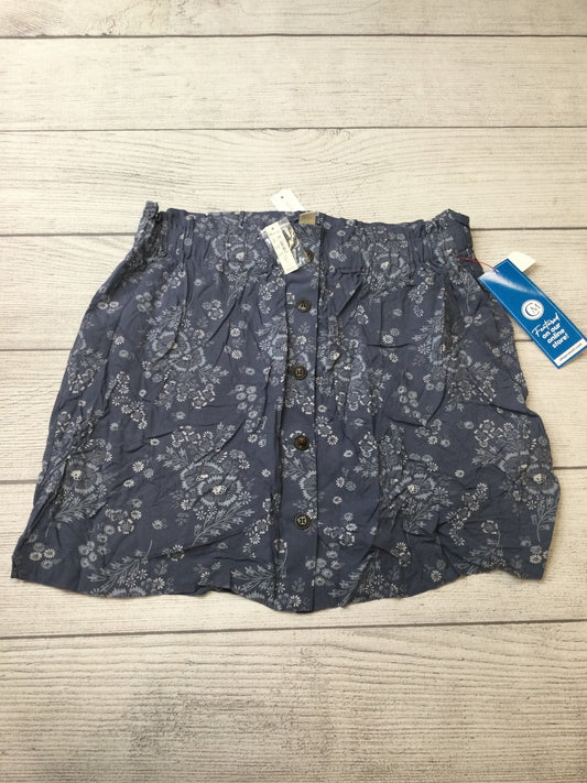 Skirt Mini & Short By Madewell In Blue, Size: Xl