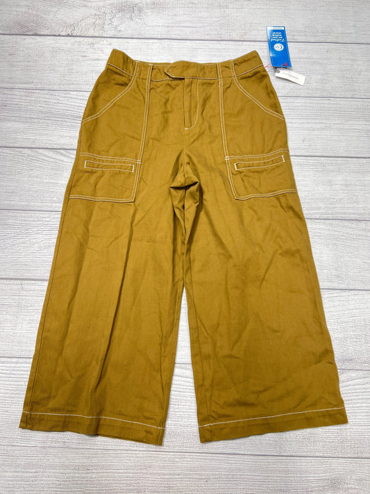 New! Pants Cropped By Anthropologie In Green, Size: 12