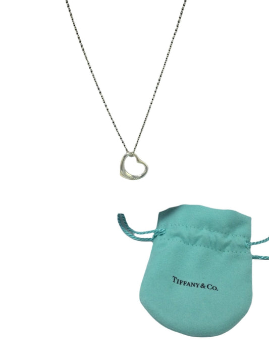 Tiffany & Company Elsa Peretti Open Heart Designer Luxury Necklace