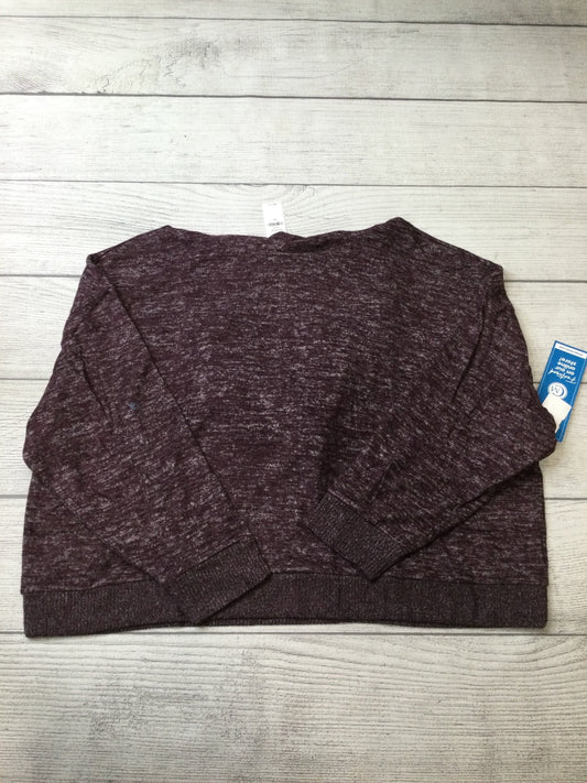 Top Long Sleeve By Gap In Purple, Size: Xxl