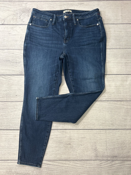 Jeans Skinny By Madewell In Blue, Size: 16