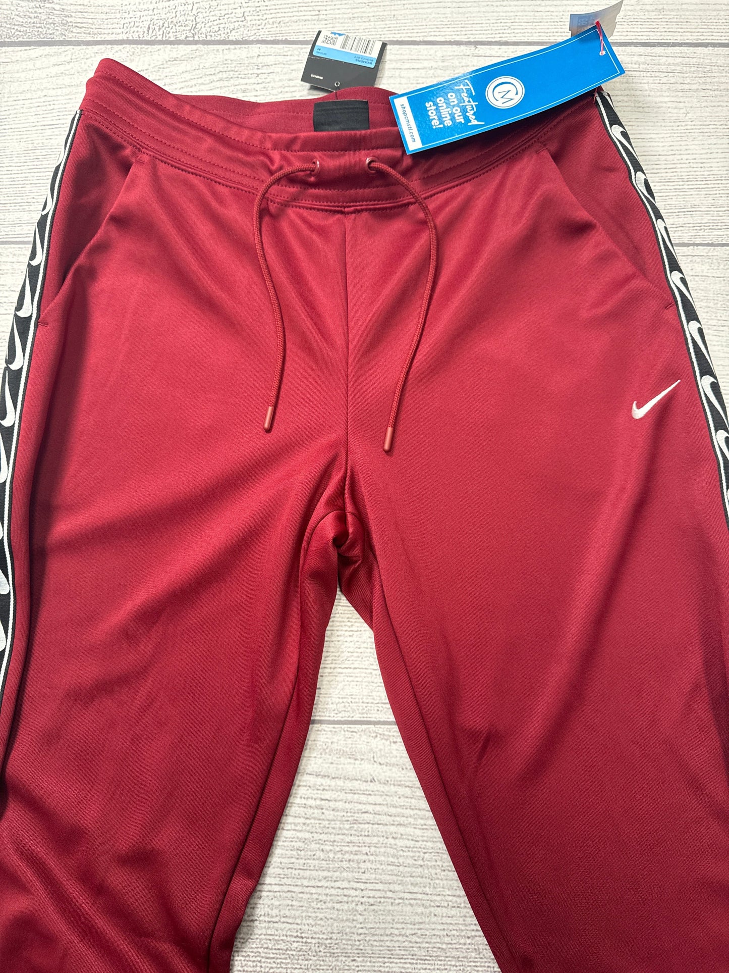 Athletic Pants By Nike Apparel In Red, Size: M