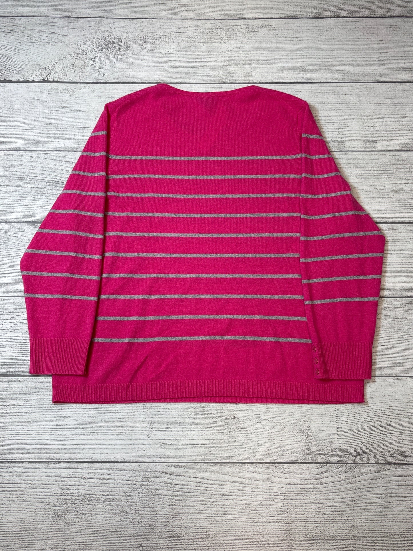 Sweater Cashmere By Talbots In Pink, Size: 3x