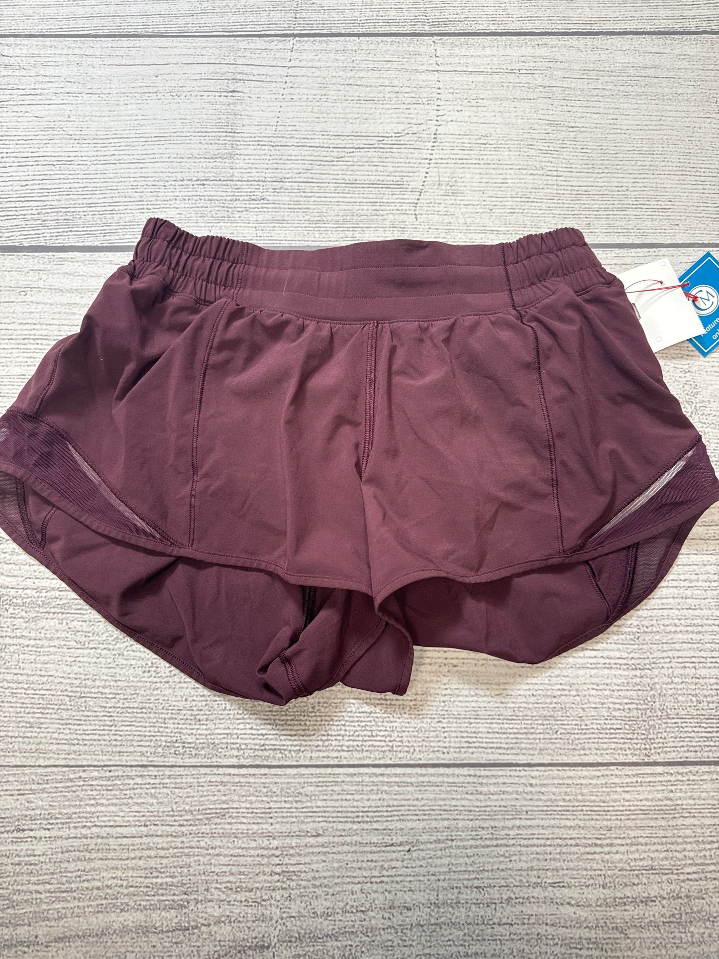 Athletic Shorts By Lululemon In Maroon, Size: S