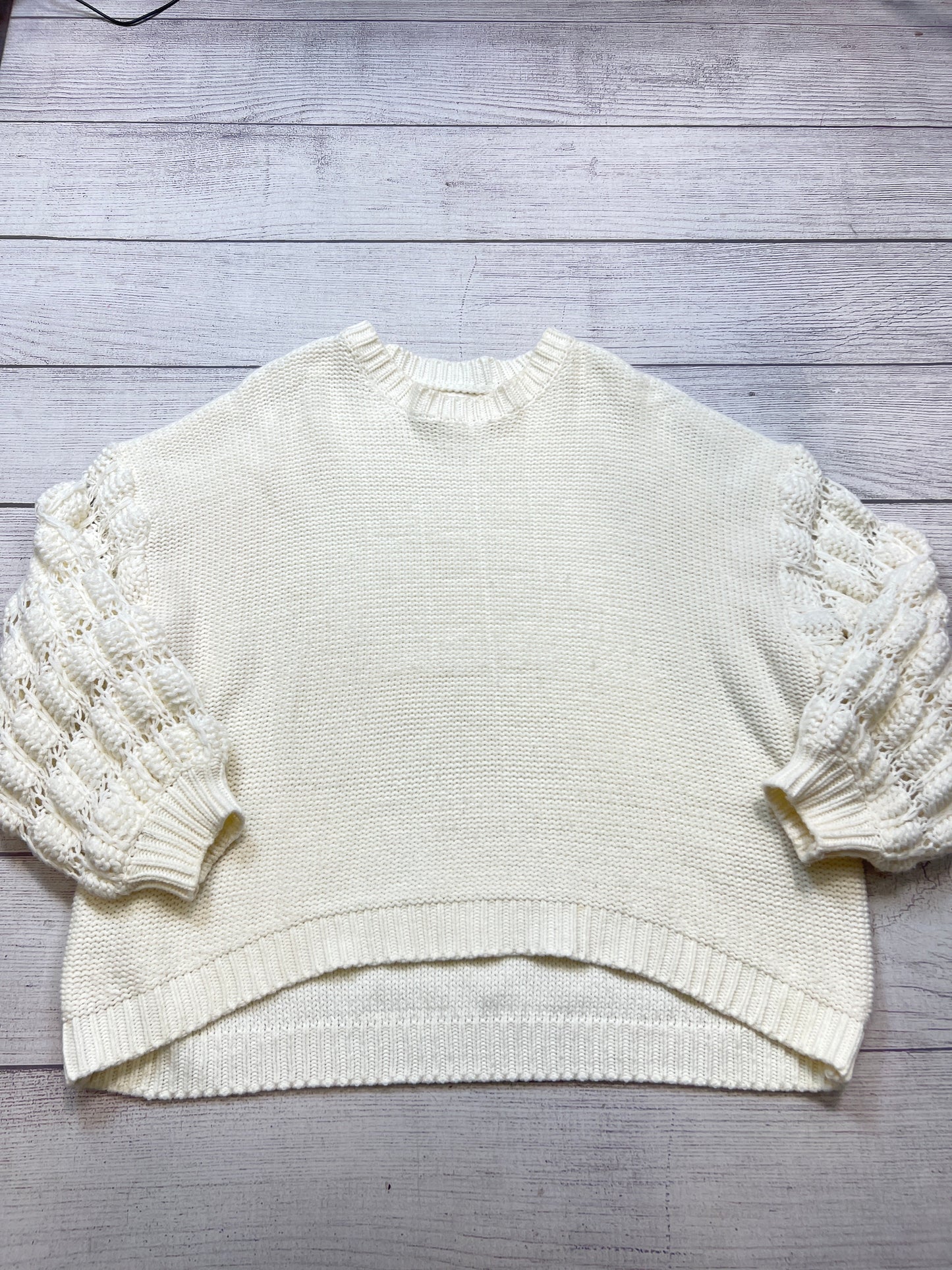 Sweater By Arula In Cream, Size: 3x