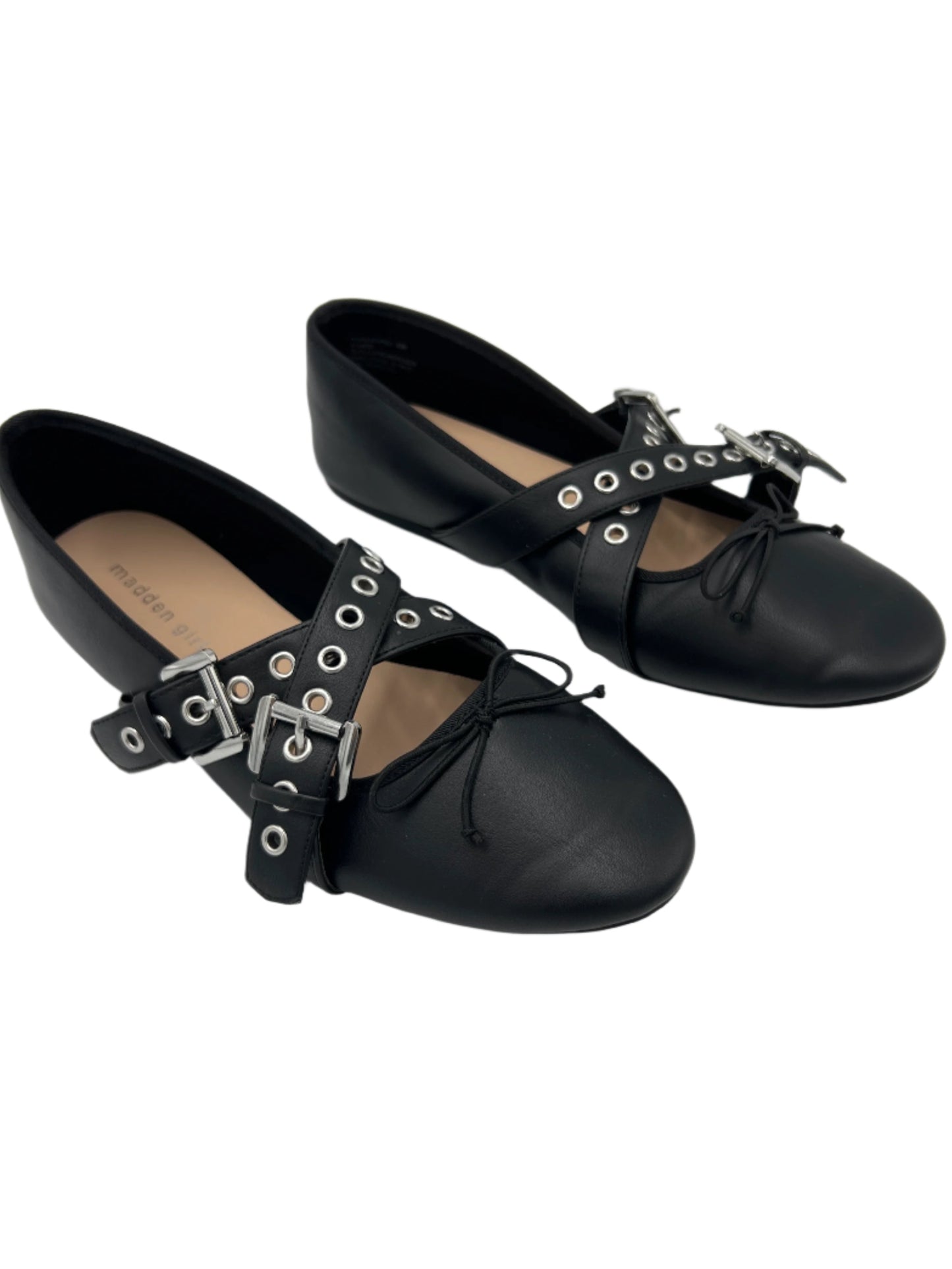 Shoes Flats By Madden Girl In Black, Size: 9.5