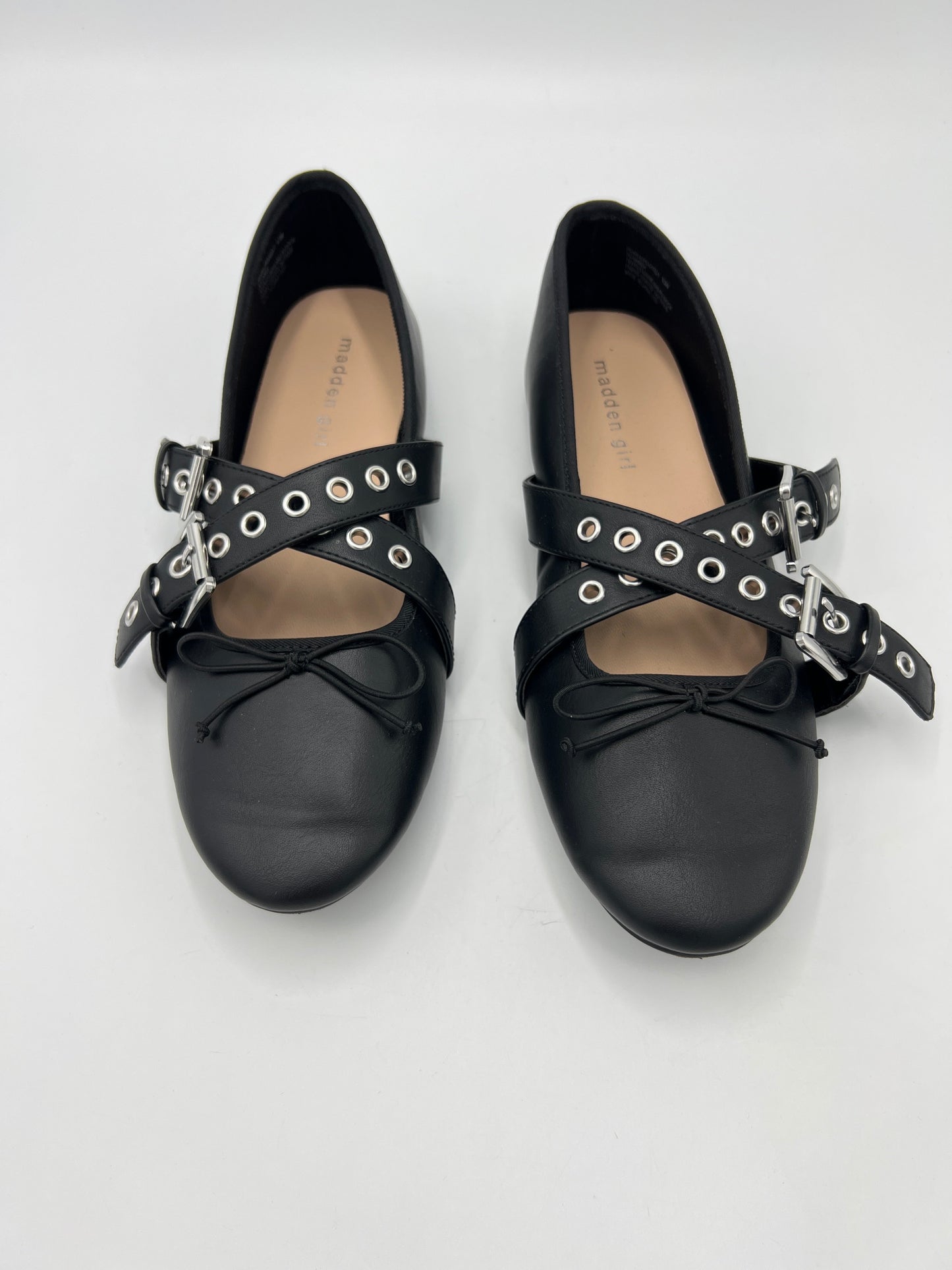 Shoes Flats By Madden Girl In Black, Size: 9.5