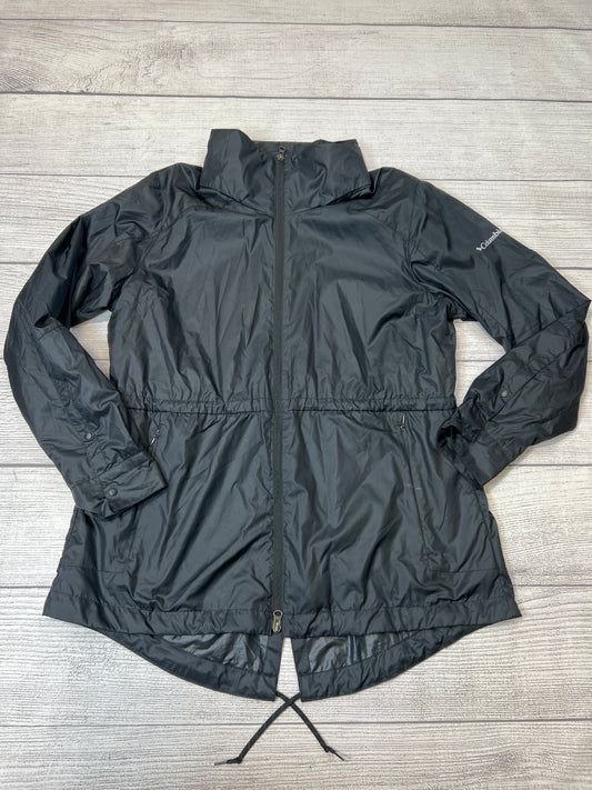 Jacket Windbreaker By Columbia In Black, Size: Xl