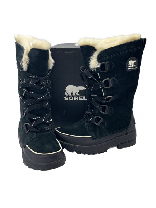 Boots Designer By Sorel In Black, Size: 8