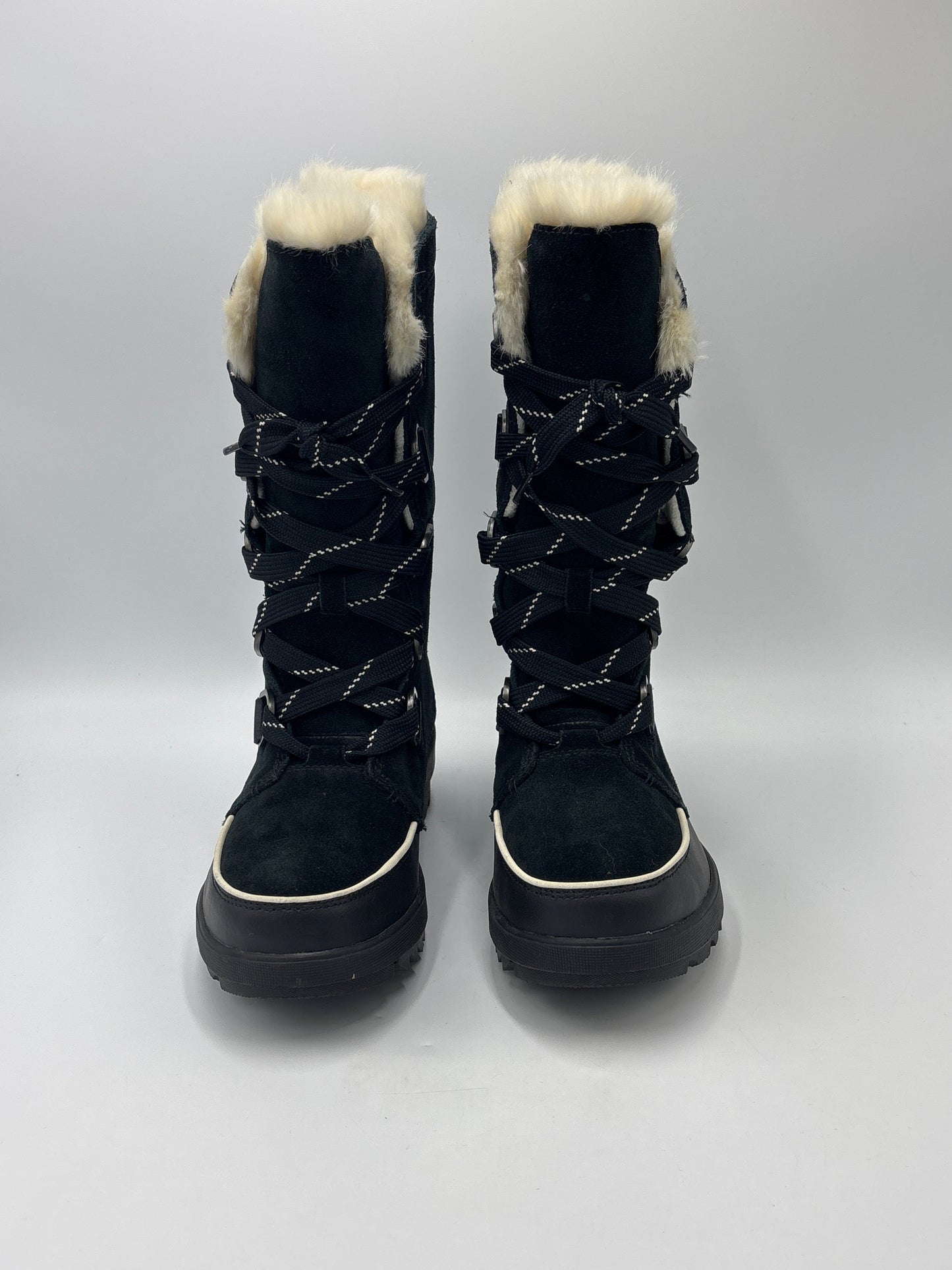 Boots Designer By Sorel In Black, Size: 8