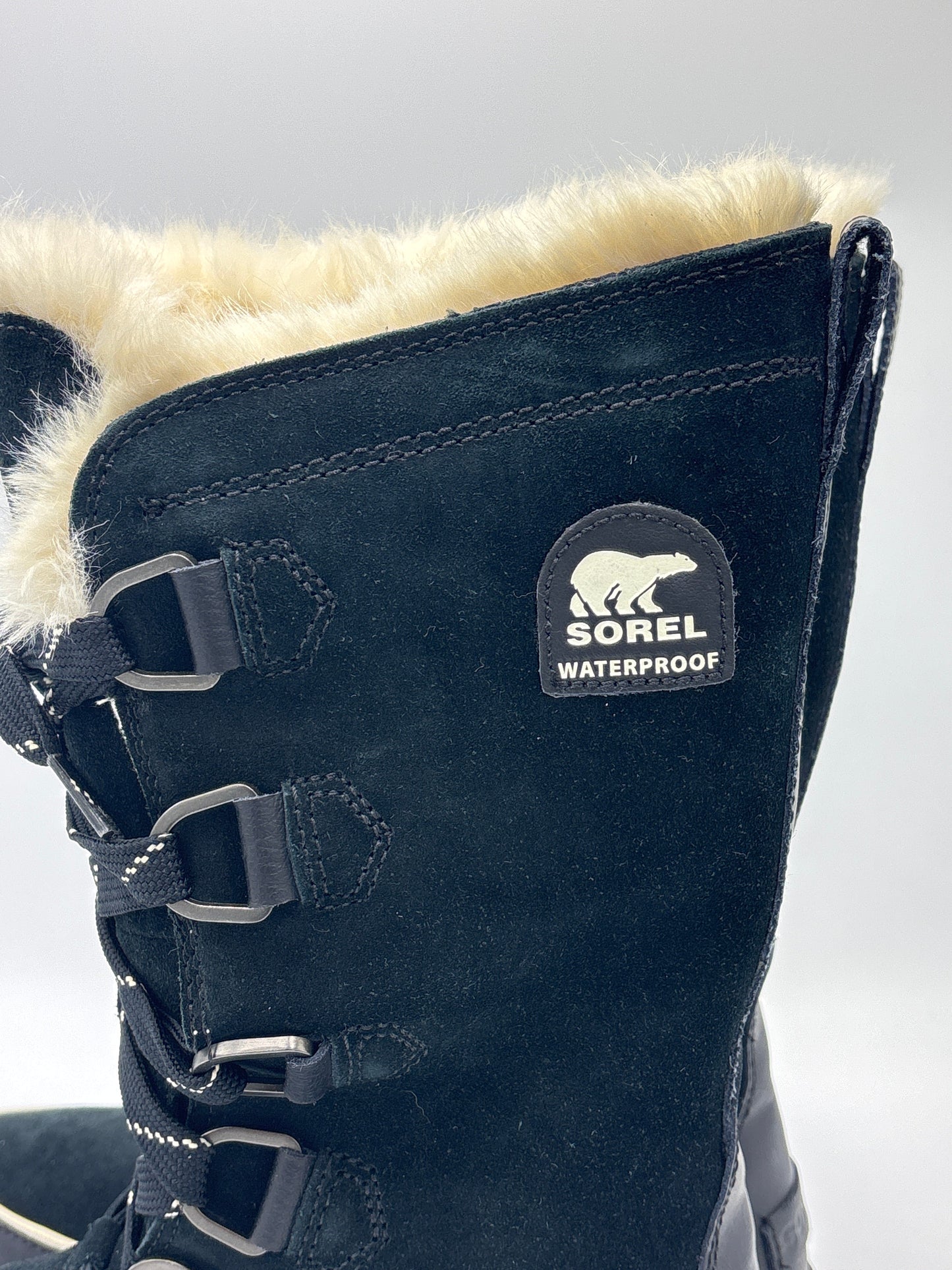 Boots Designer By Sorel In Black, Size: 8