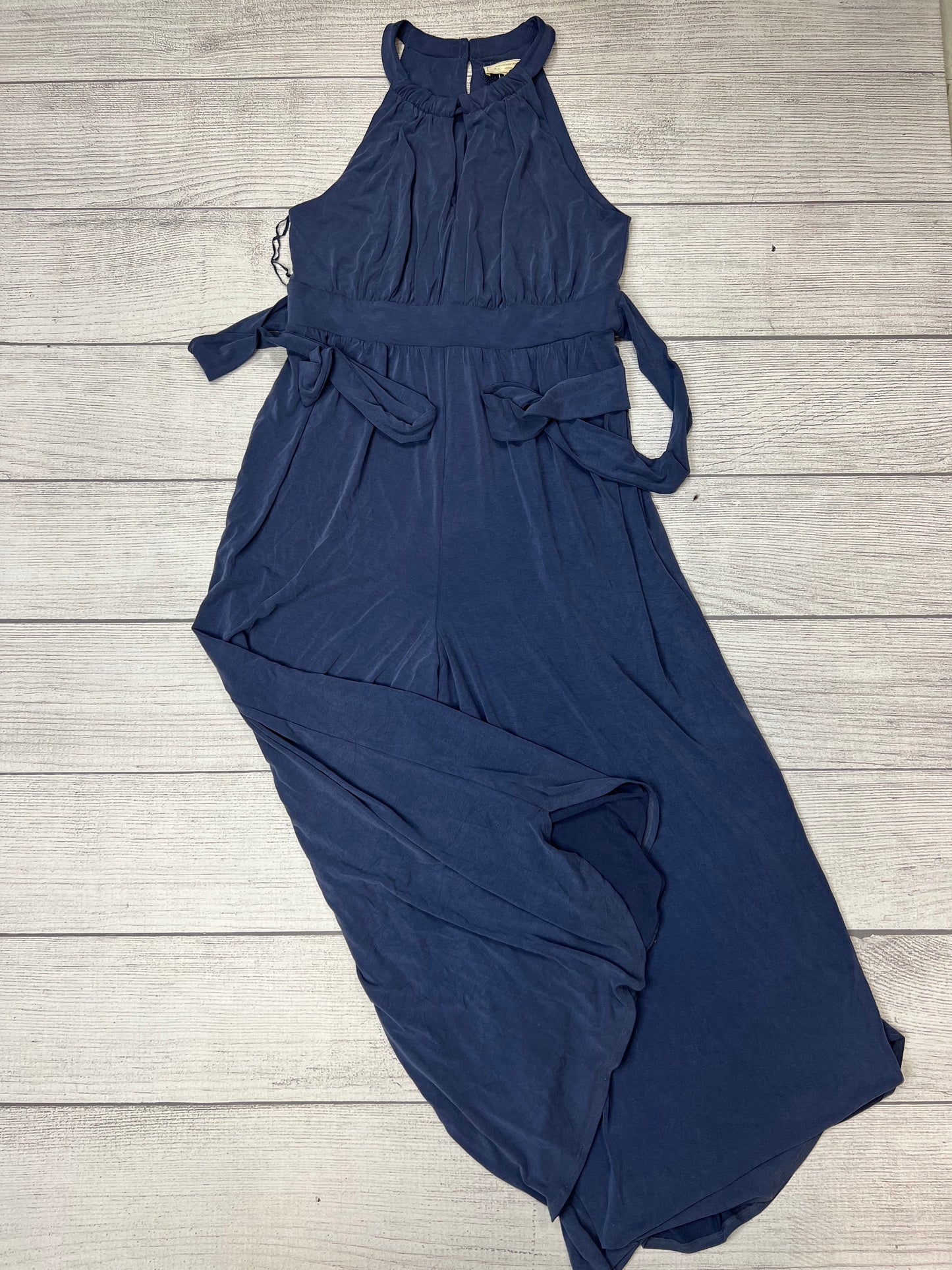 Blue Dress Casual Maxi Anthropologie, Size M