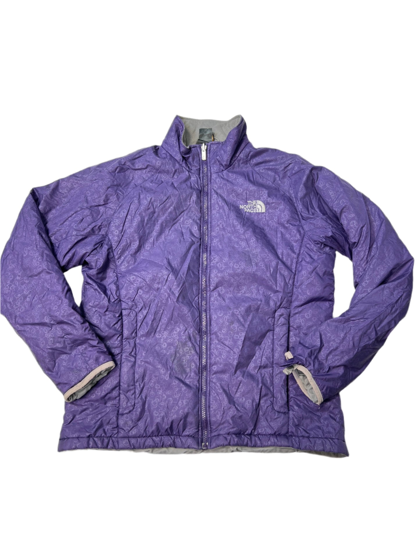 Coat Puffer & Quilted By North Face In Purple, Size: L