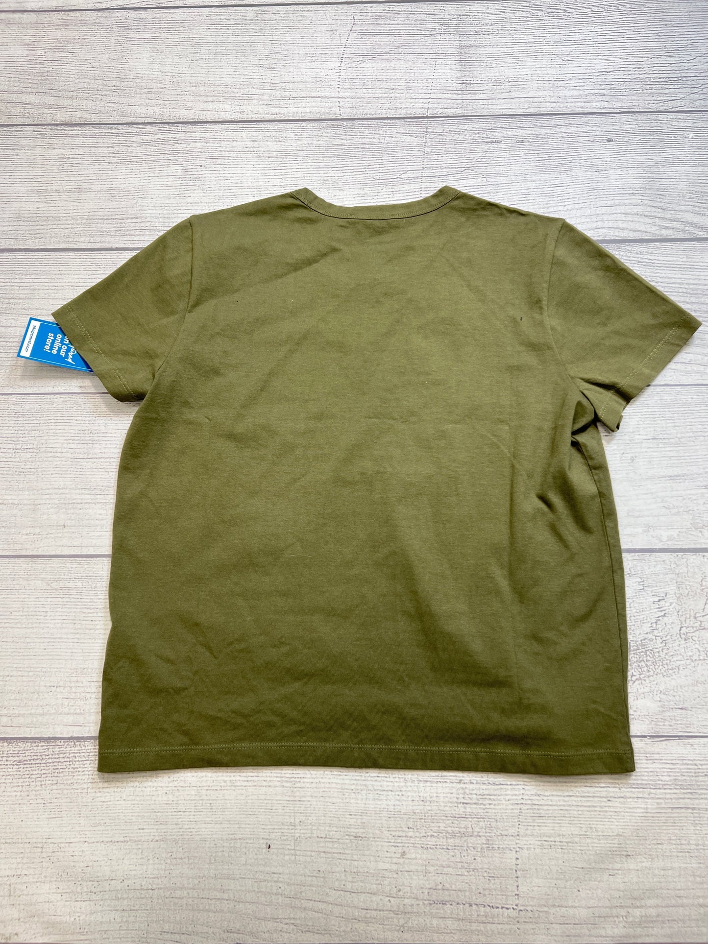 New! Top Short Sleeve Basic By Madewell In Green, Size: M